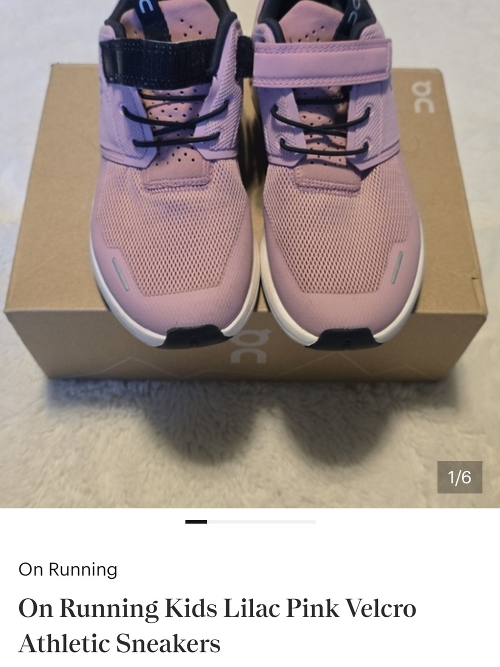 On Running Kids Lilac Pink Velcro Athletic Sneakers
- Under Armour Women's Dark